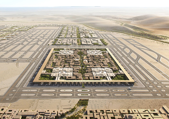 King Salman International Airport ... designed to be the world’s largest airport project.